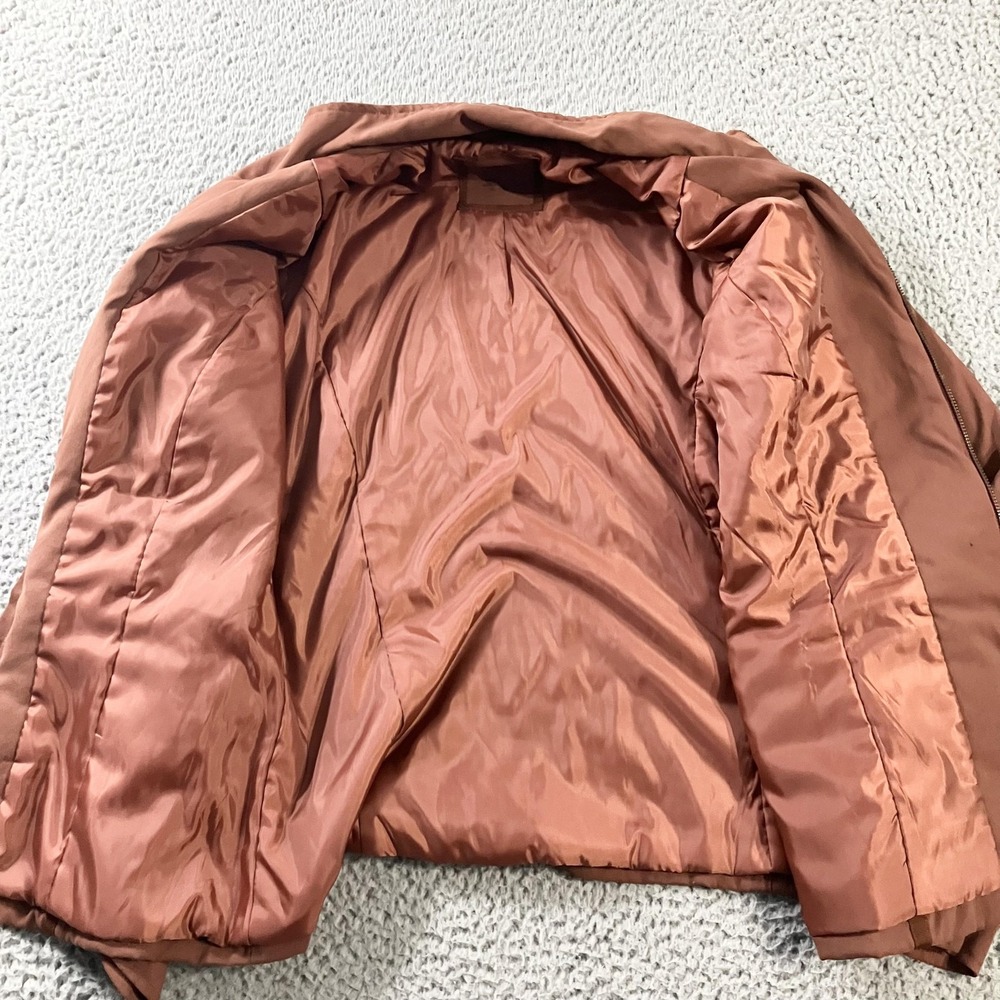 prAna Jacket Womens XL Brown Rust Nylon Stretch Utility Pockets‎ Travel Lined - Picture 3 of 9